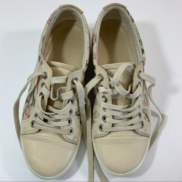 ecco floral sneakers